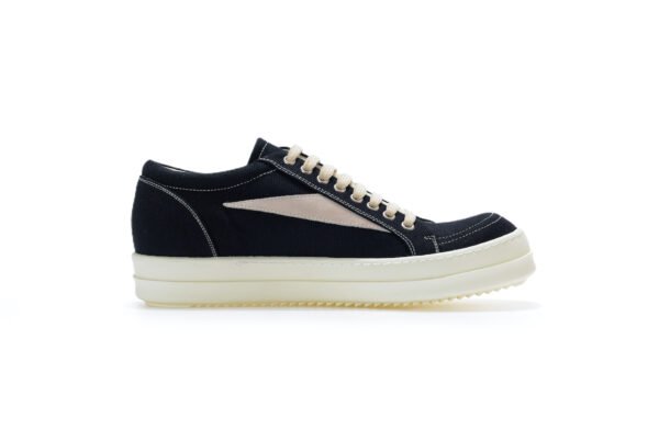 Rick Owens DRKSHDW Black Denim Vintage Vans Sneakers - Image 3