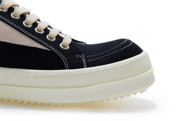 Rick Owens DRKSHDW Black Denim Vintage Vans Sneakers - Image 10