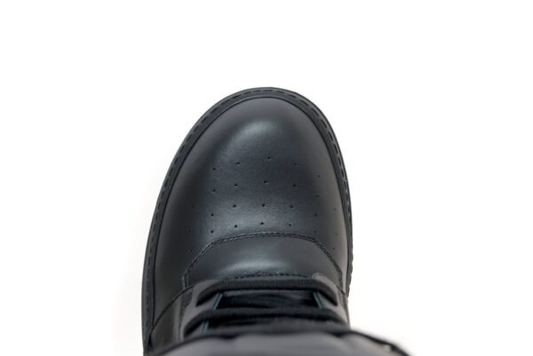 Rick Owens Black Python Geobasket high-top leather sneakers - Image 8