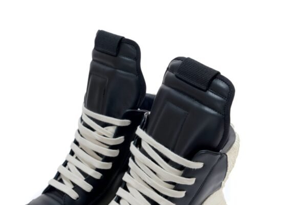 Rick Owens Python Geobasket high-top leather sneakers - Image 4