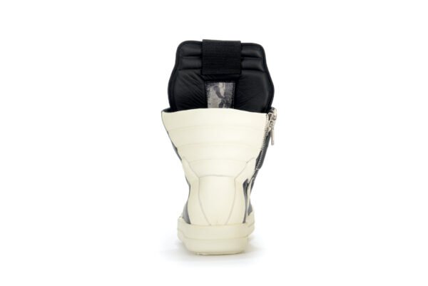 Rick Owens black milk Geobasket high-top leather sneakers - Image 10
